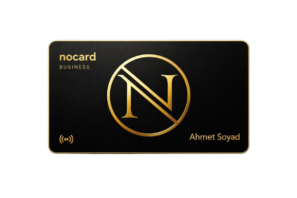 Siyah Nocard Dijital Kartvizit